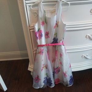 btween Girls Floral Print Dress